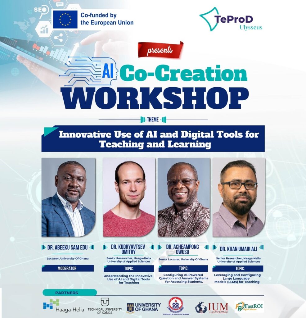 Flyer of co-creationg workshop in AI