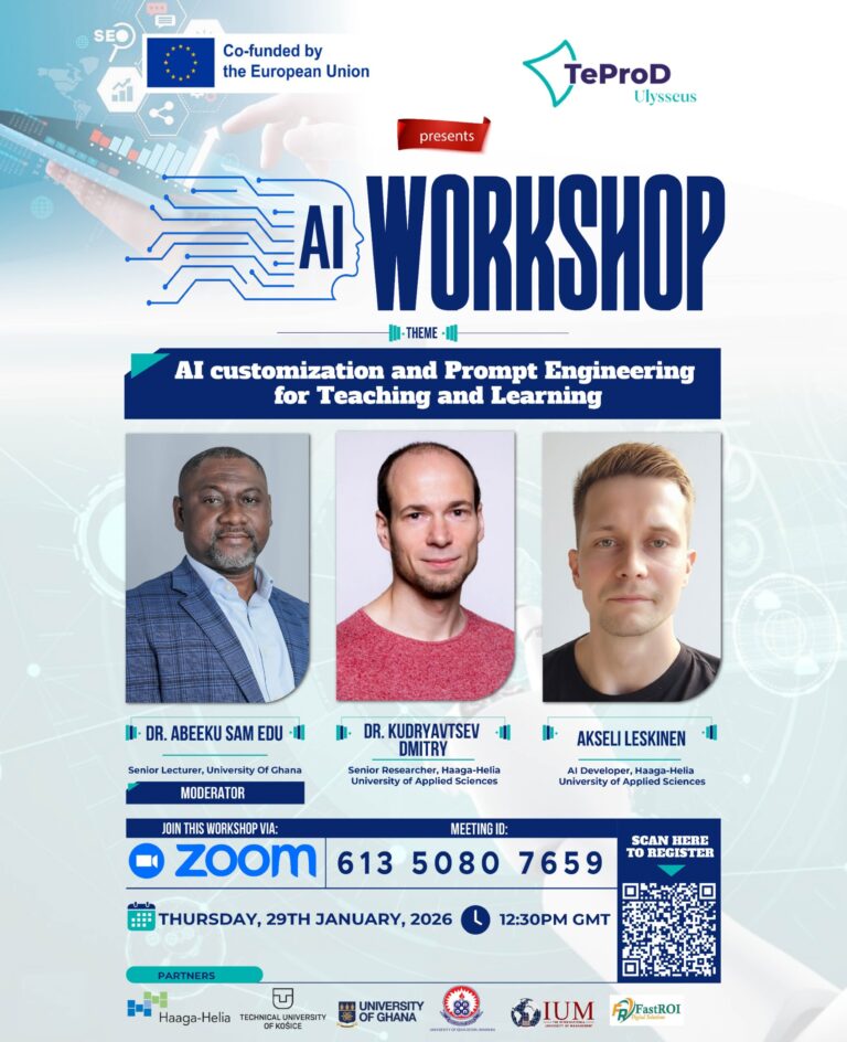 Join TeProD Workshop: AI Customisation and Prompt Engineering for Teaching and Learning