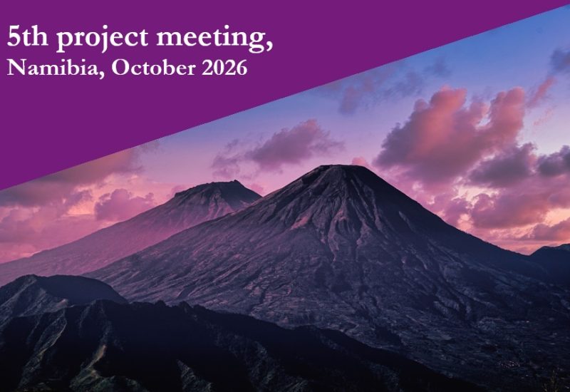 advertisement of 5th project meeting in Namibia